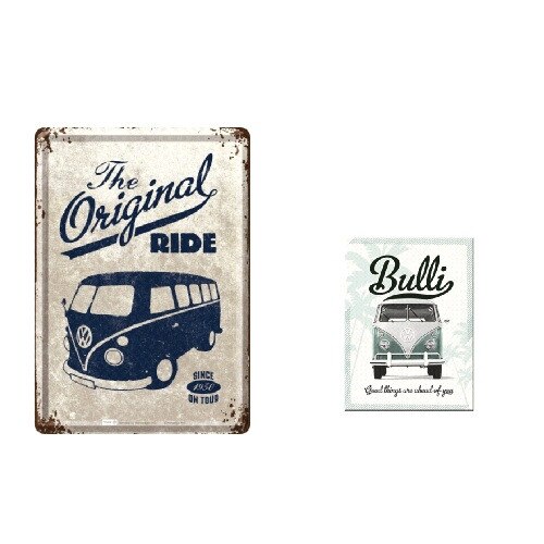 Pachet Volkswagen Bulli 3 - placa, magnet