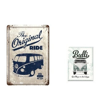 Pachet Volkswagen Bulli 3 - placa, magnet Pachet Volkswagen Bulli 3 - placa, magnet