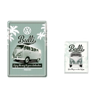 Pachet Volkswagen Bulli 2 - placa, magnet Pachet Volkswagen Bulli 2 - placa, magnet