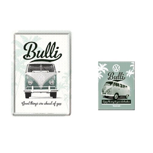 Pachet Volkswagen Bulli 5 - placa, magnet