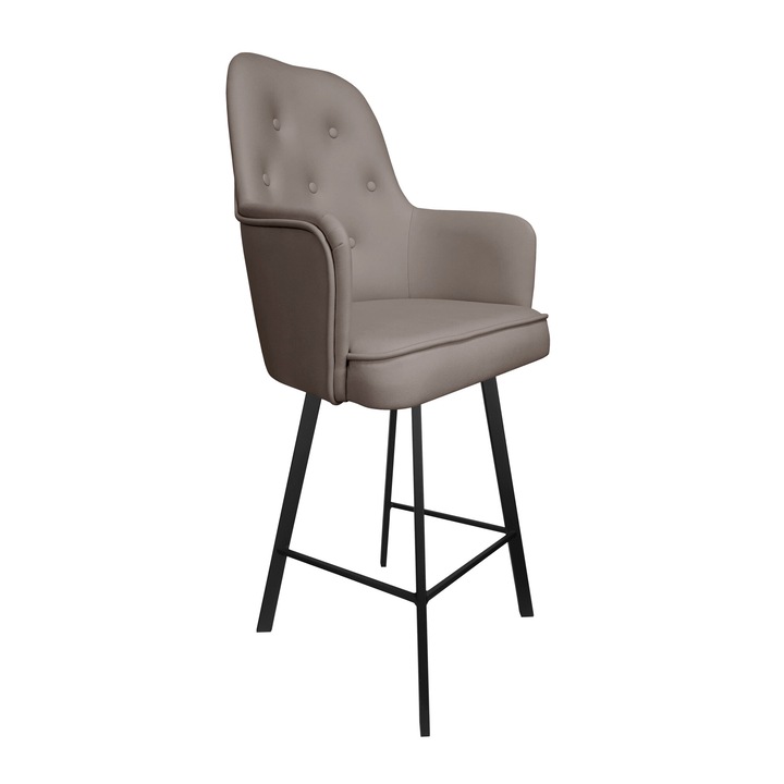 Стол за бар SARA, Atos, тапицерия VEGA, 107x56x65см, сив