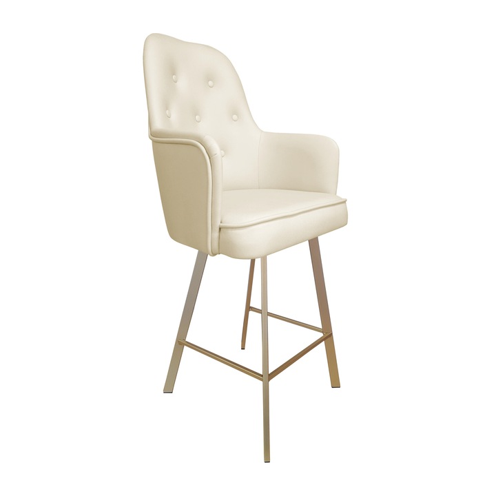 Стол за бар SARA, Atos, бежов, 107x56x65см, включен комплект за сглобяване