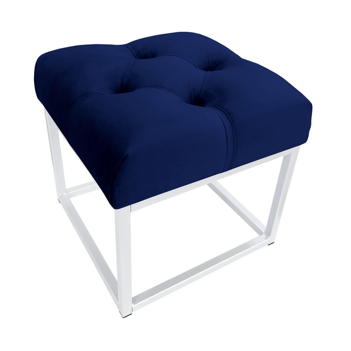 Atos szék, CHESTERFIELD LOFT, kék, 40x40x41cm