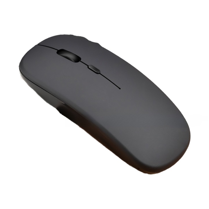 Безжична мишка Zeaicos, безшумен дизайн, Bluetooth технология 0, матово черна, 0.088 кг