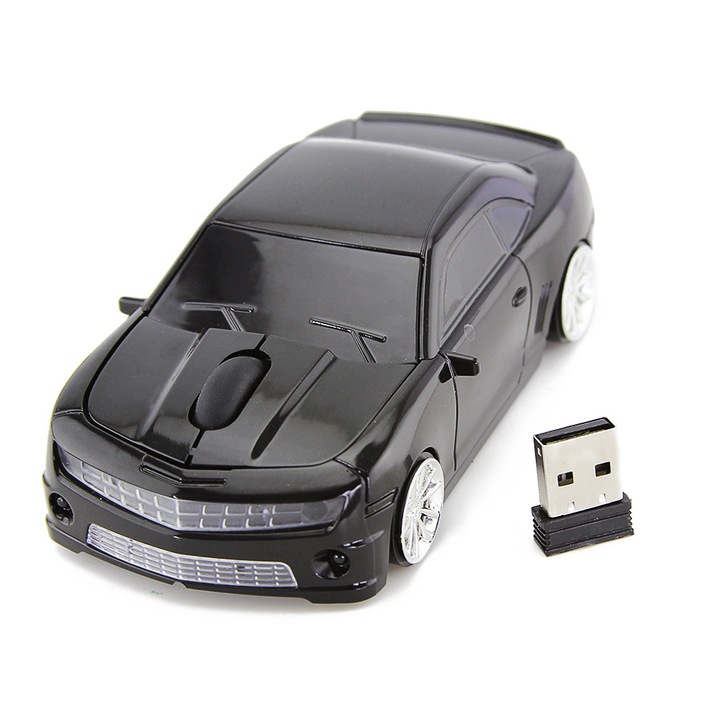 Mouse wireless Zeaicos, compact, 4G, negru, 117x64x36mm