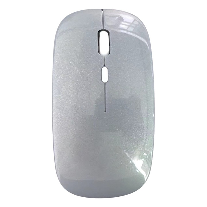 Bluetooth мишка Zeaicos, двоен режим, 1600dpi, презареждаема, сребриста
