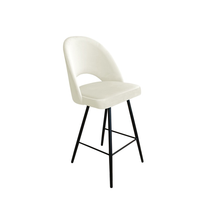 Бар стол, Atos, Метал/Кадифе, 108см