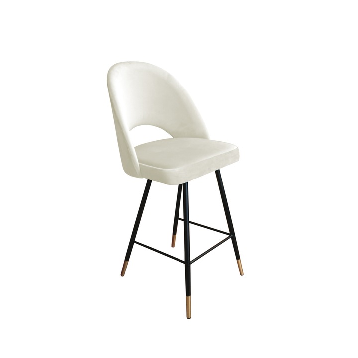 Бар стол, Atos, Метал/Кадифе, 108см