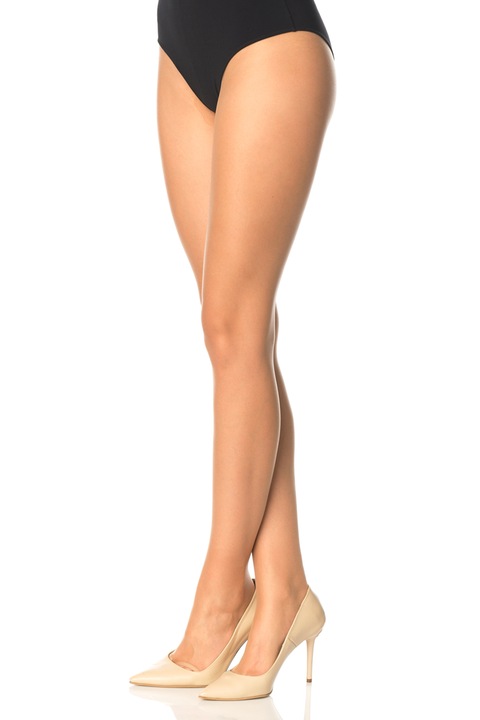 Falke, Dres ultratransparent, fara degete Shelina, 12 DEN, Ecru/Bej