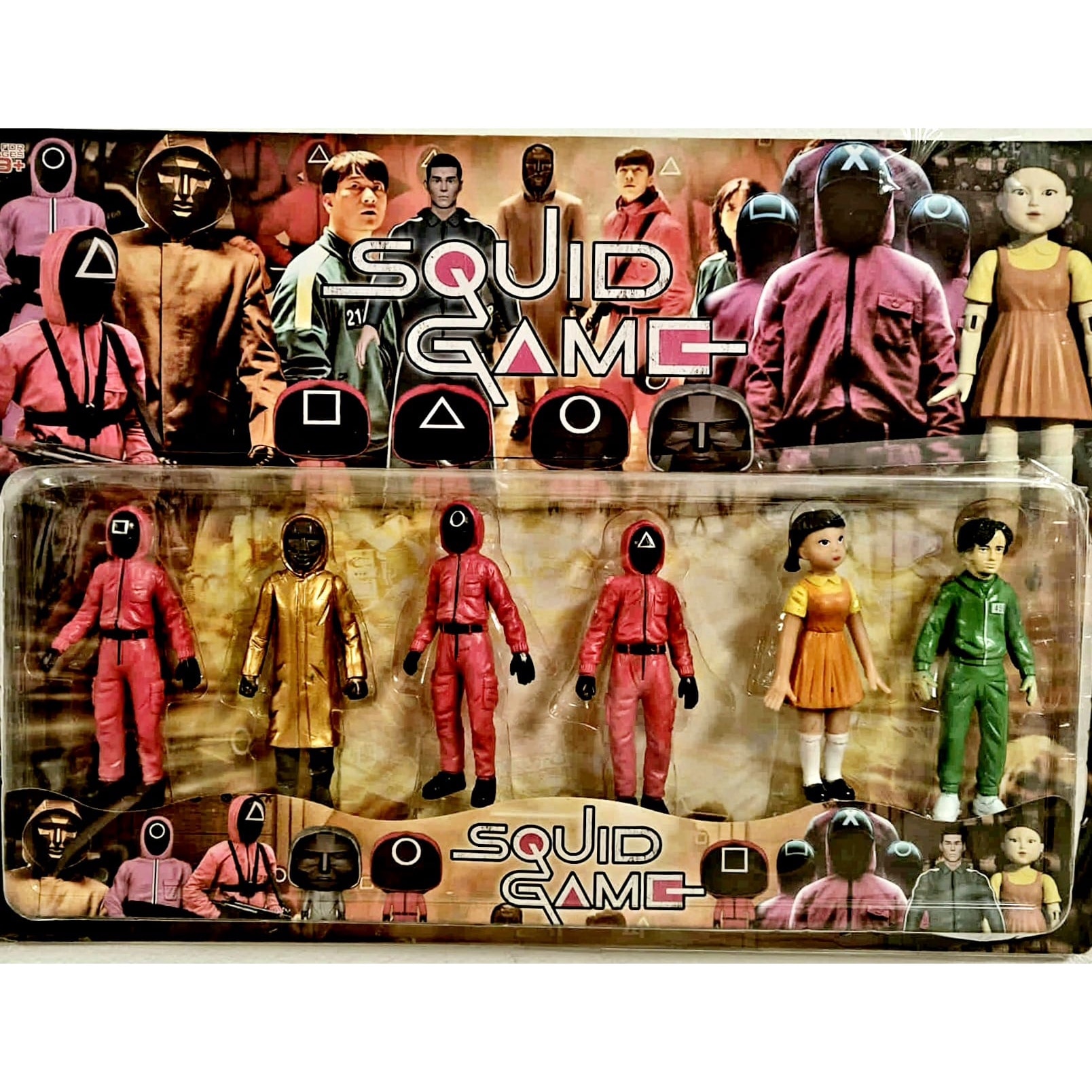 Set 6 Figurine Virtual Trend®, Squid Game, 10 cm - eMAG.ro