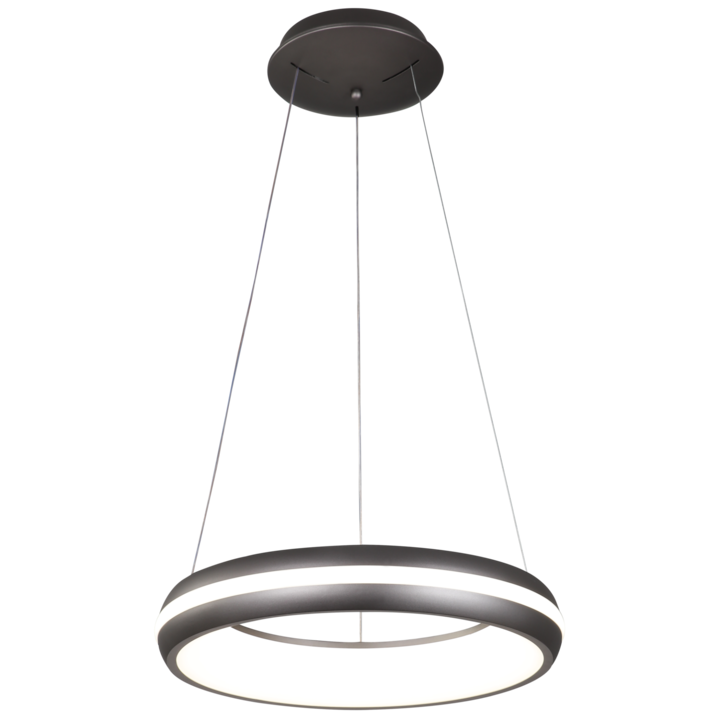 Candelabru LED Lightex ADORA, LIGHTEX, 3000K-4000K-6500K, 6490lm, 220V, Reglabil, La distanta, Ф470, Grafit