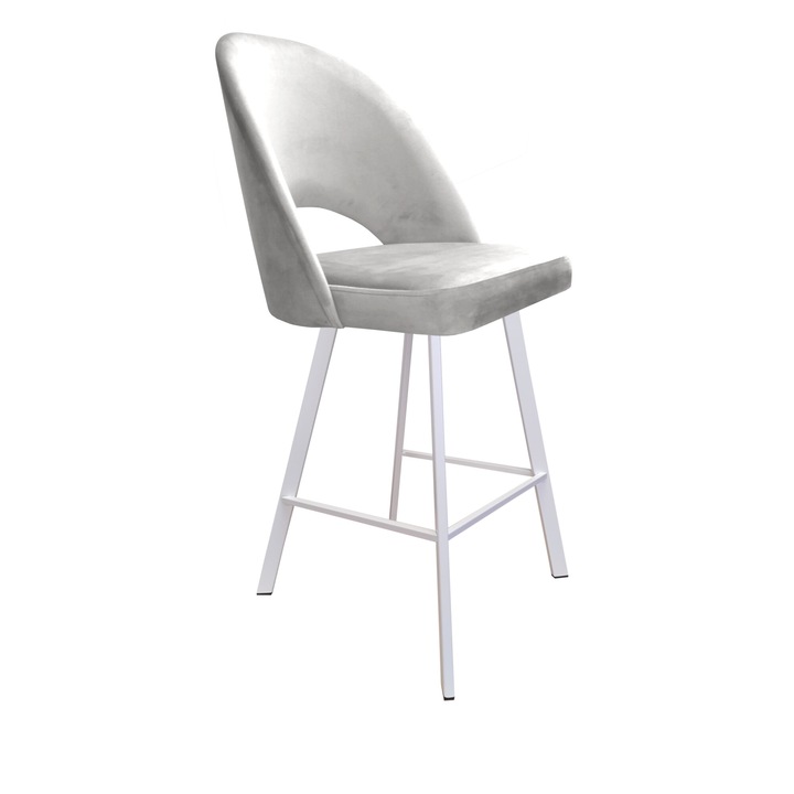 Бар стол, Atos, Polo, светлосив, 108x51x58см