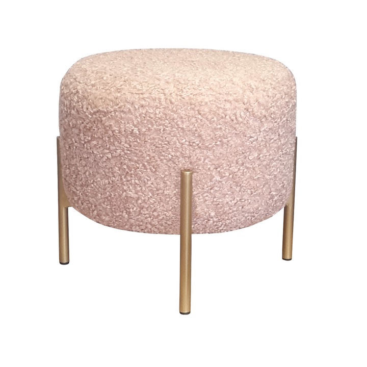 Atos OLA LOFT табуретка, модерен дизайн, бежов, 40x40x38см