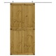 Usa de hambar CORONA vidaXL, 90x210 cm, din lemn masiv de pin, 18.6 Kg 4103417