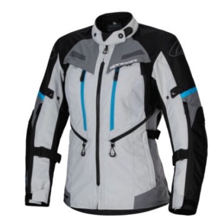 Geaca de dama ALPINESTARS STELLA BOGOTA' PRO DRYSTAR BLACK/GREY/CYAN, 36/S