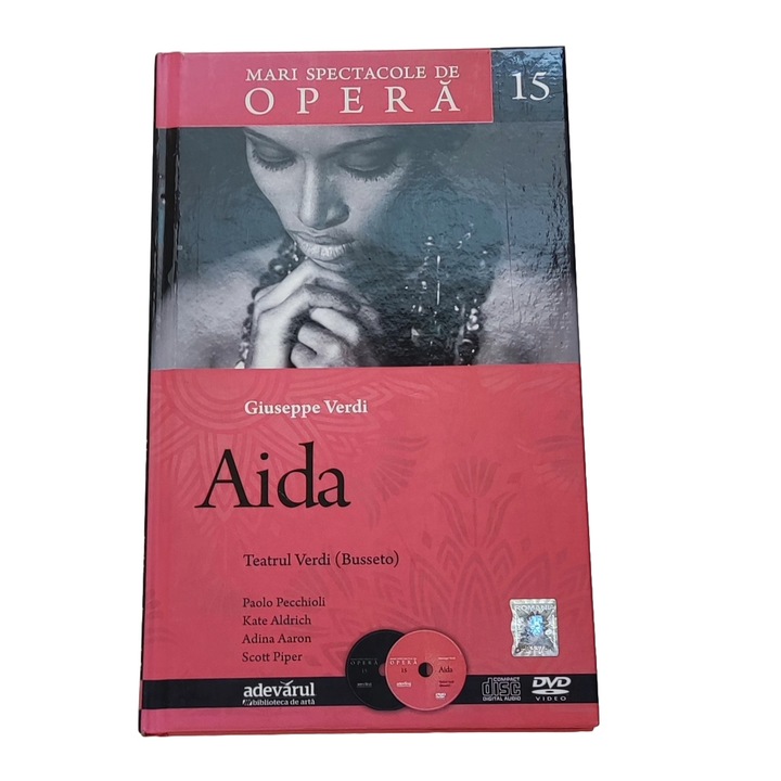 Aida, carte si CD cu opera, 2010, 33 pag
