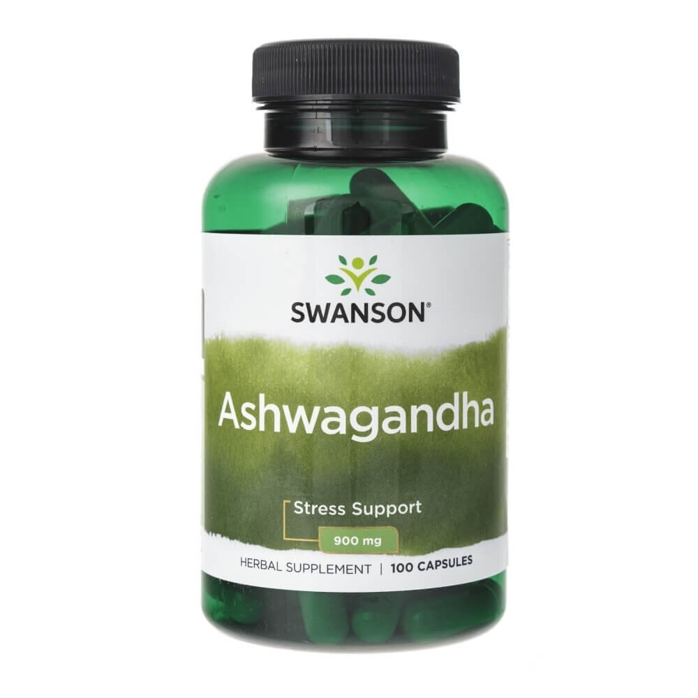 Supliment alimentar Swanson Ashwagandha Ginseng indian, 450 mg, 100 capsule