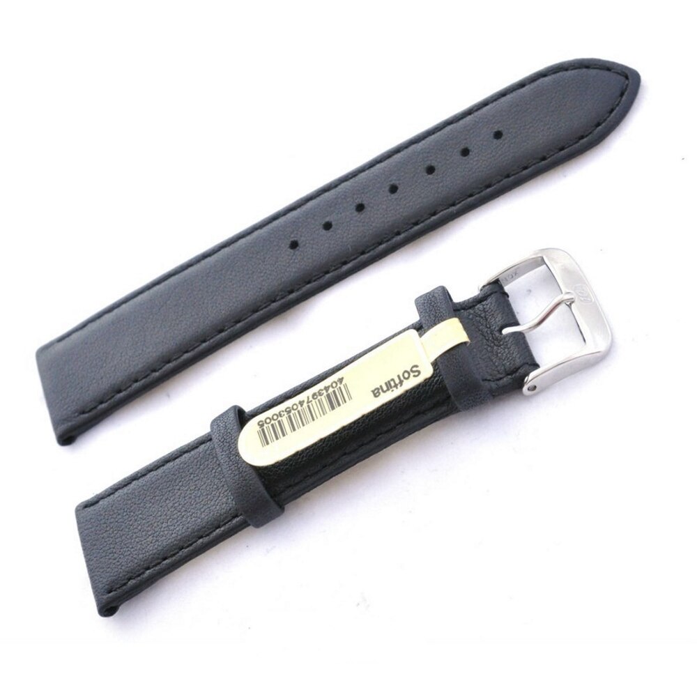 Curea de ceas Di-Modell Softina 1190-10205 , 20 mm, Negru, catarama aurie