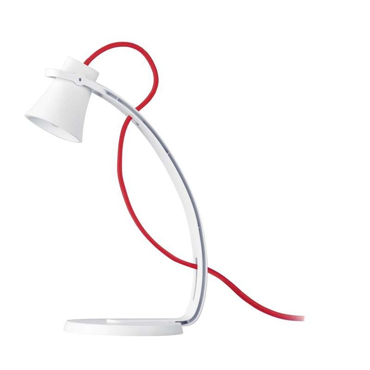 Lampa de birou George alb, Emos