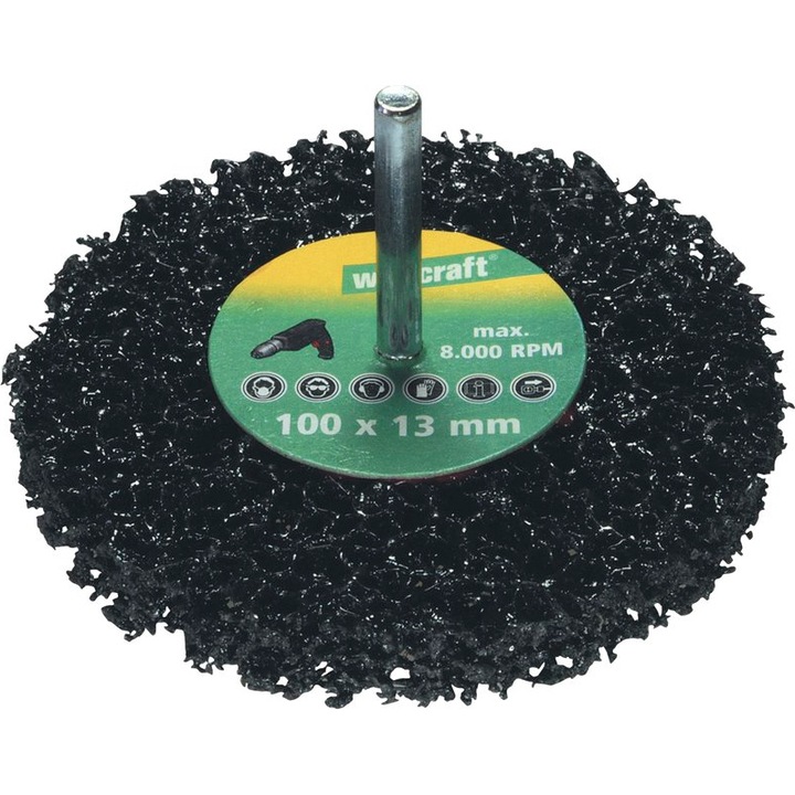 Disc universal curatare Wolfcraft, S 6 mm, 100x13 mm
