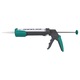 Pistol mecanic pentru silicon Wolfcraft MG 200, 130 kg forta impingere, pentru cartuse de 310 ml