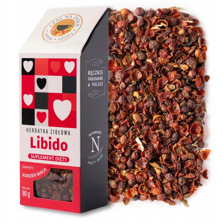 Ceai natural pentru libido, Czas na herbate, amestec de plante, 80g