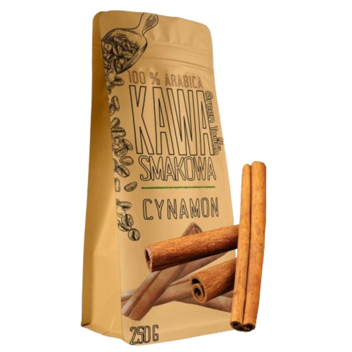 Őrölt kávé fahéjjal, Green Touch, 100% Arabica, 250g