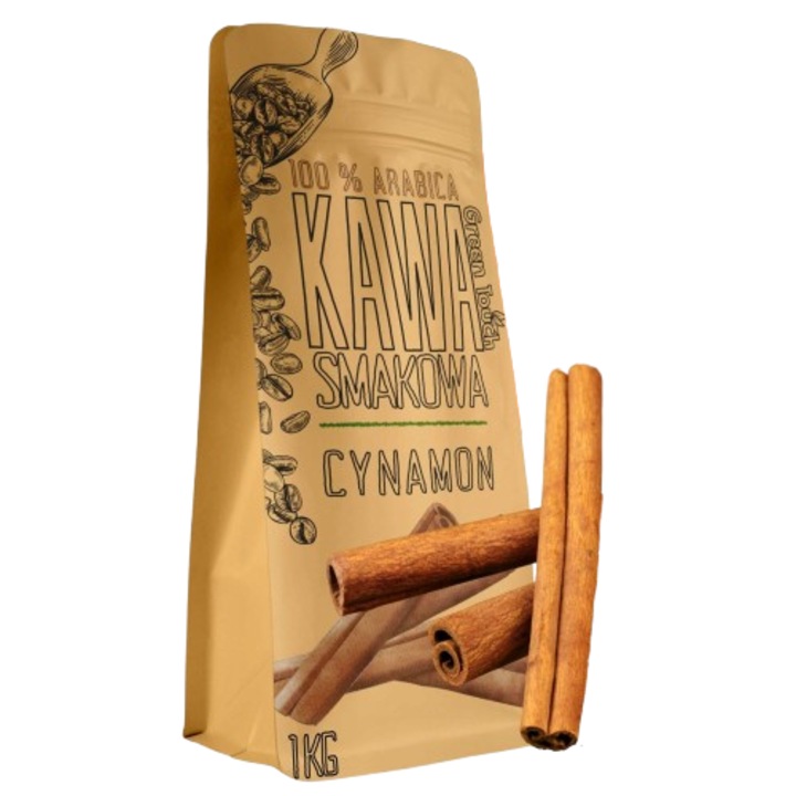 Őrölt kávé fahéjjal, 100% Arabica, 1kg, Green Touch