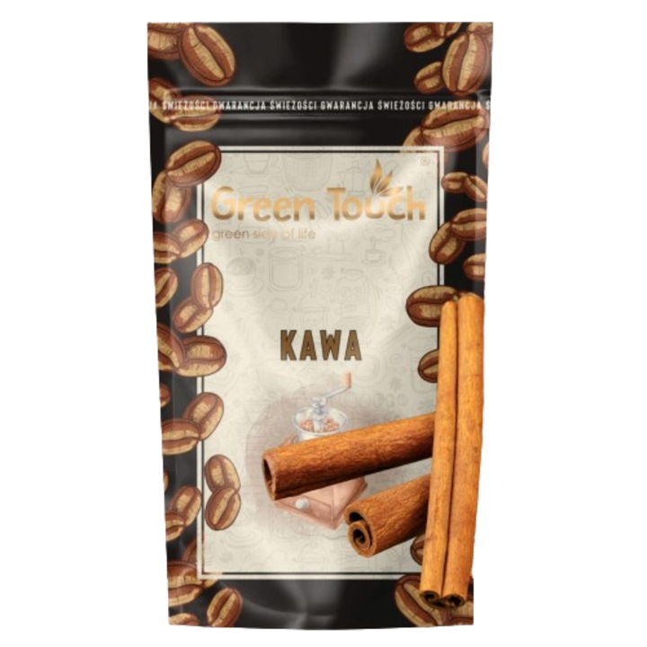 Őrölt kávé fahéjjal, 100% Arabica, 200g, Green Touch