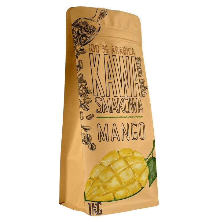 Green Touch őrölt kávé, mangó ízű, 100% Arabica, 1 kg
