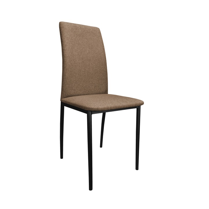 Стол Atos, модел ALAN, Тапициран, черен, размери 97x42x54см, товароносимост 120кг