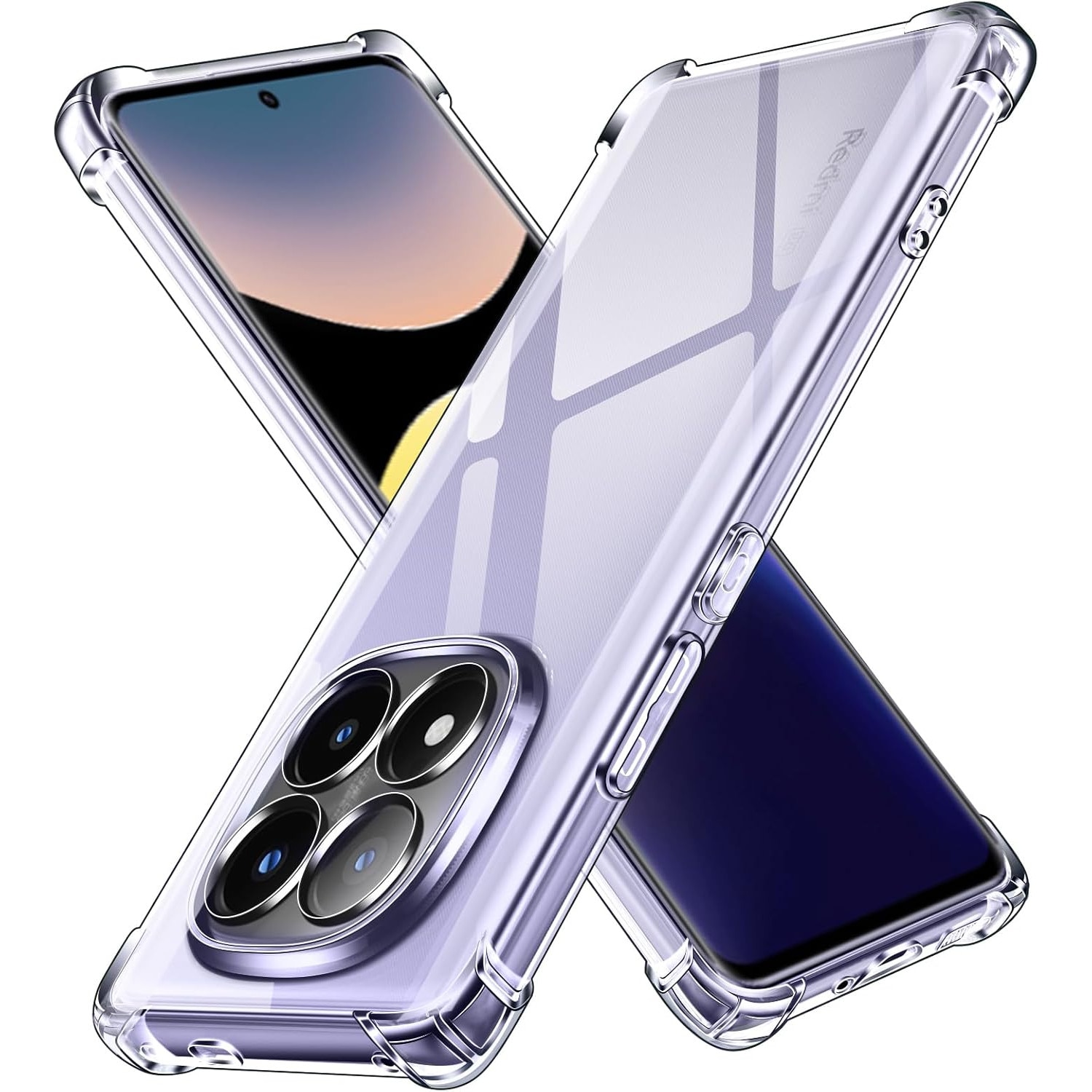 Husa pentru Xiaomi Redmi Note 14 Pro+ Plus 5G Anti-Shock 1.5 mm reinforced 4 corners transparenta