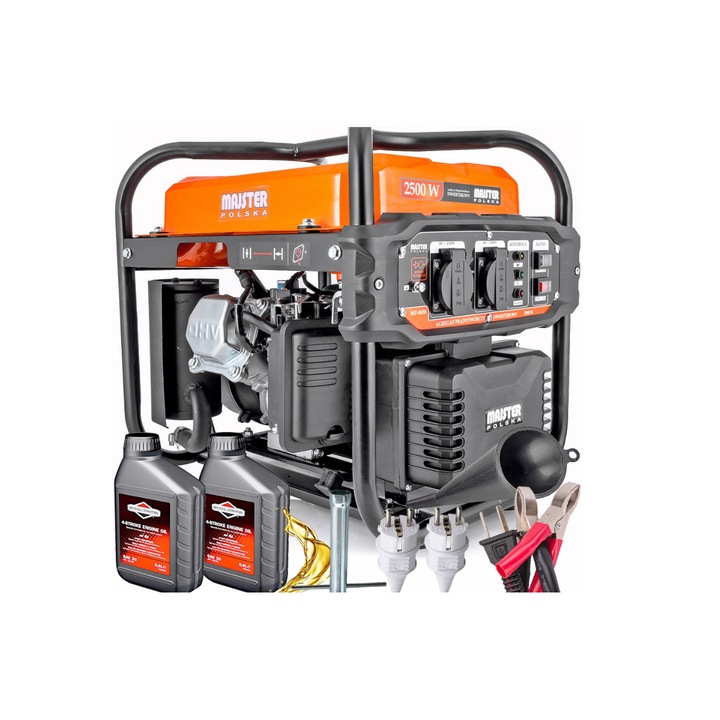 Inverteres áramfejlesztő, 2500 W, Majster Polska MP0650
