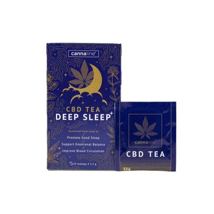 CANNALINE CBD Tea - Alvás & pihenés - 30 g - 20 filter