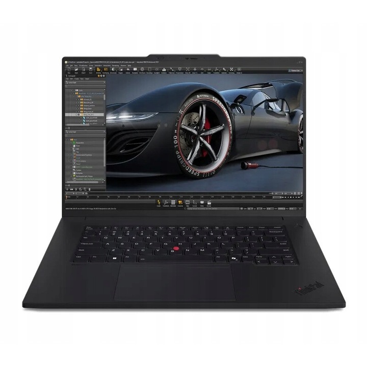 Lenovo ThinkPad P1 G7 laptop, Intel Core Ultra 9 185H, 64 GB RAM, 1 TB SSD, OLED 16" fekete