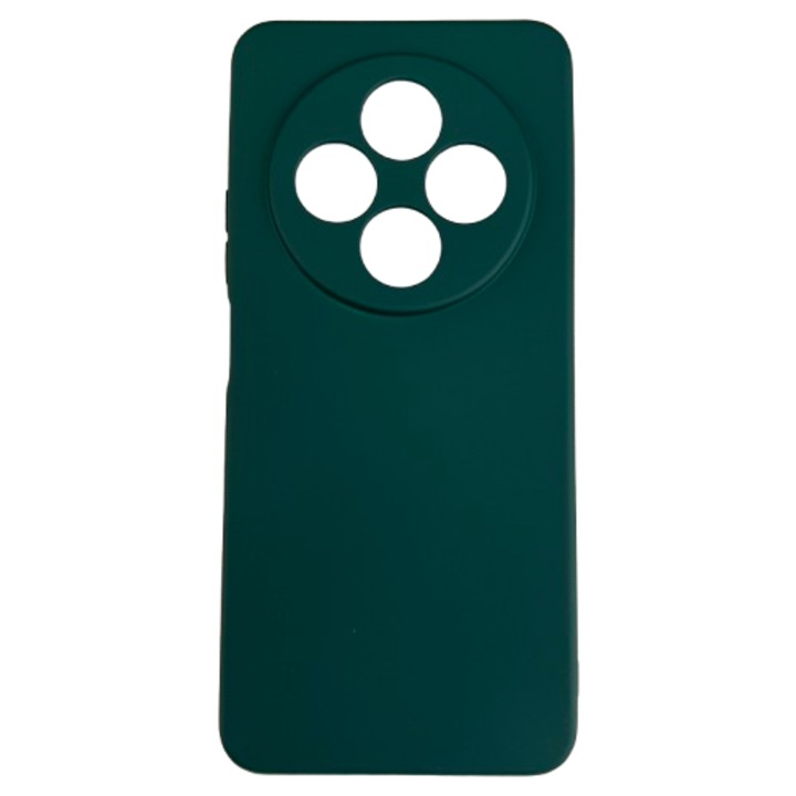 Puha bársony tok, amely kompatibilis a Xiaomi Redmi 14C-vel, sötétzöld