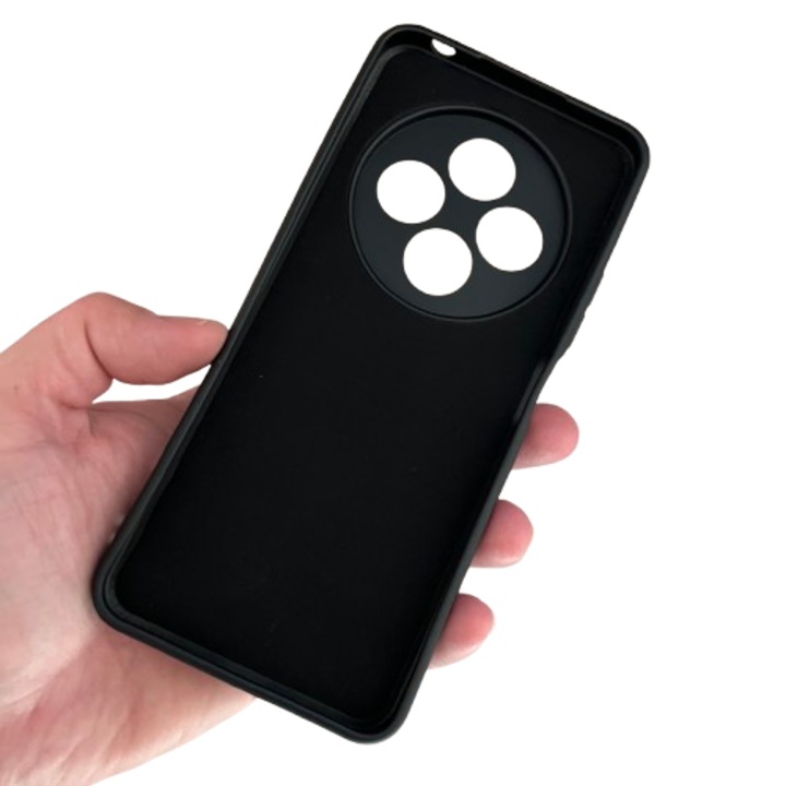 Мек кадифен калъф, съвместим с Xiaomi Redmi 14C, черен