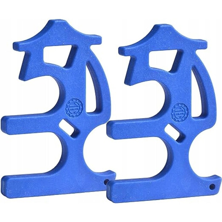 Set de 2 brelocuri pentru deschidere usi fara contact, albastre