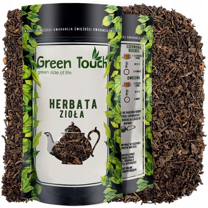Duplán erjesztett vörös Pu-erh tea, Green Touch, 50g