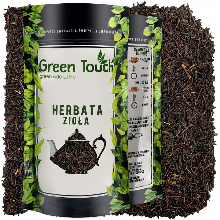 Ceai negru English Breakfast, Green Touch, 50g, amestec Assam si Ceylon