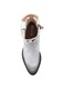 Botine dama Maciejka, piele naturala, alb, 38 EU