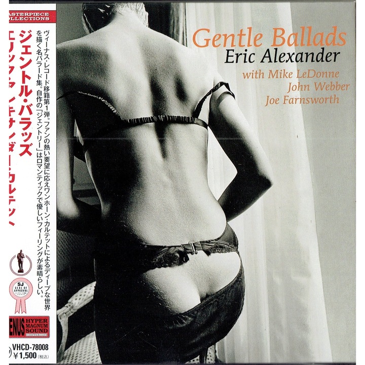 CD Eric Alexander Quartet - Gentle Ballads, VENUS, 2023