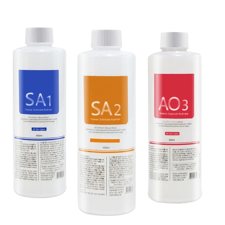 Hidratáló tisztítóvíz, 400 ml, utántölthető flakon szett, minden bőrtípusra