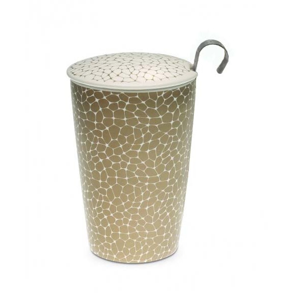 Cana cu infuzor si capac - Stones platin