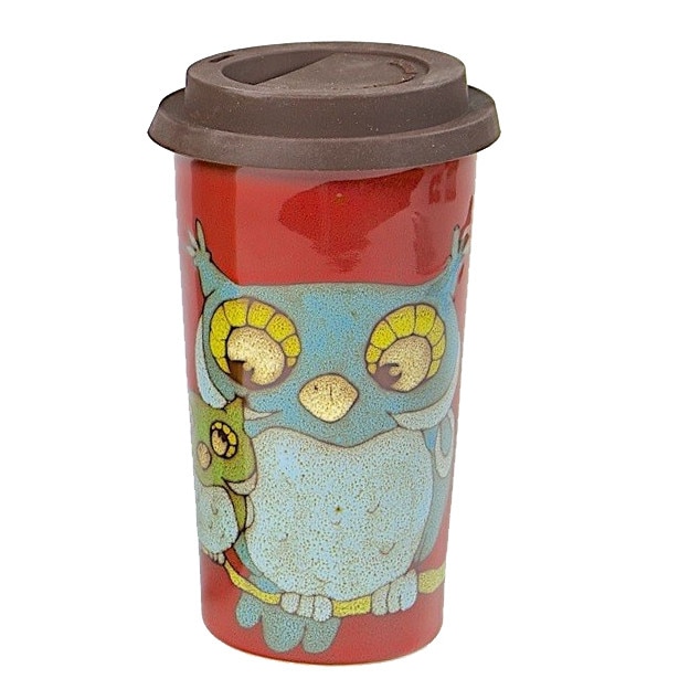 Cana de voiaj - Orange Owl