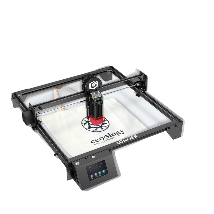 Gravor laser 10W, 400x400mm, conectivitate Wi-Fi, USB