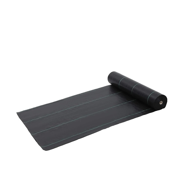 Fete de masa, 4ft x 250ft, rezistent la rupere, permeabilitate ridicata, negru