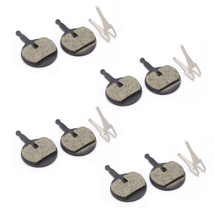 Set 4 Piese Placute Frana Disc Bicicleta Enforose BB5, Rasina/Semi-Metal, 77g