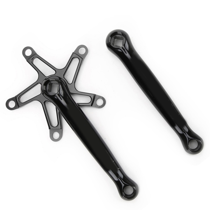 Manivela bicicleta pliabila Enforose, 130BCD, 170mm, aluminiu, set 2 bucati