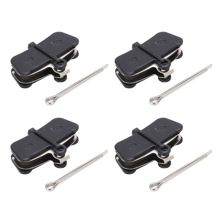 Set 4 Piese Placute Frana Disc Bicicleta Enforose, Rezina Semi-Metal, 89g, Dimensiuni Compatibile